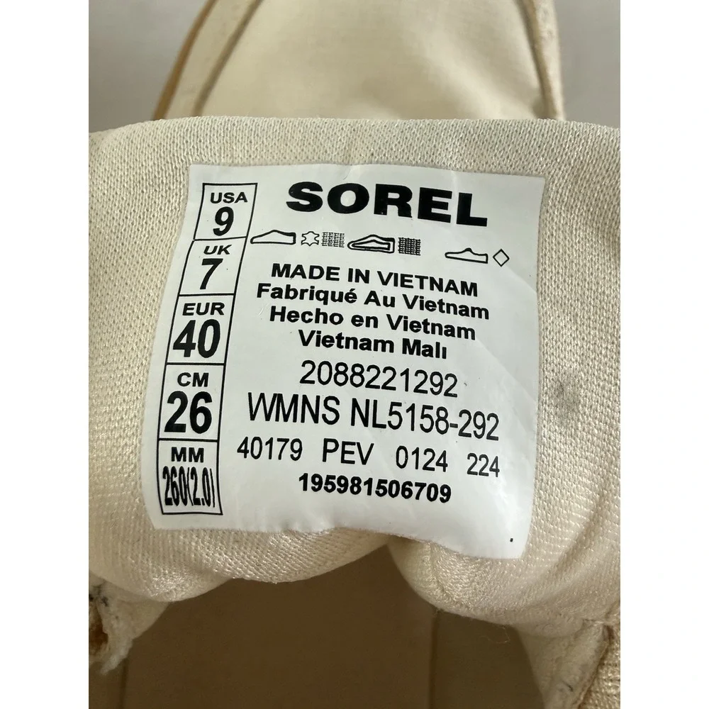 Sorel Out N About Women's size 9 waterproof Sneakers